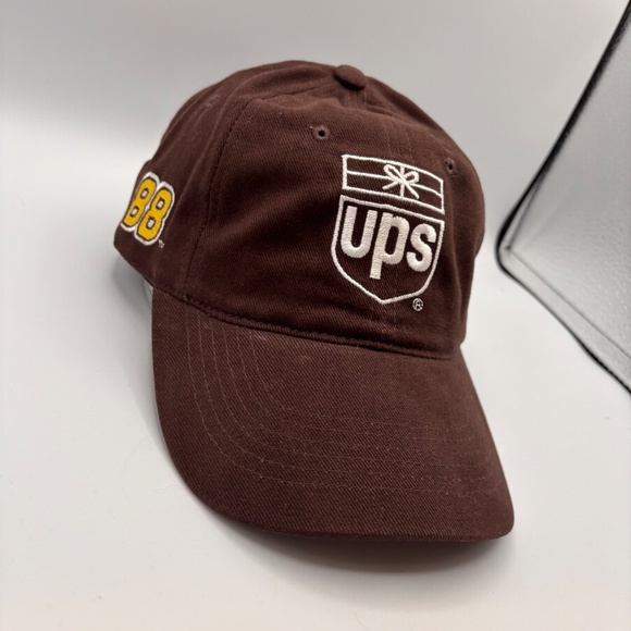 UPS Gift Logo NASCAR Robert Yates Racing Dale Jarrett #88 Love the Truck Hat - Picture 5 of 11